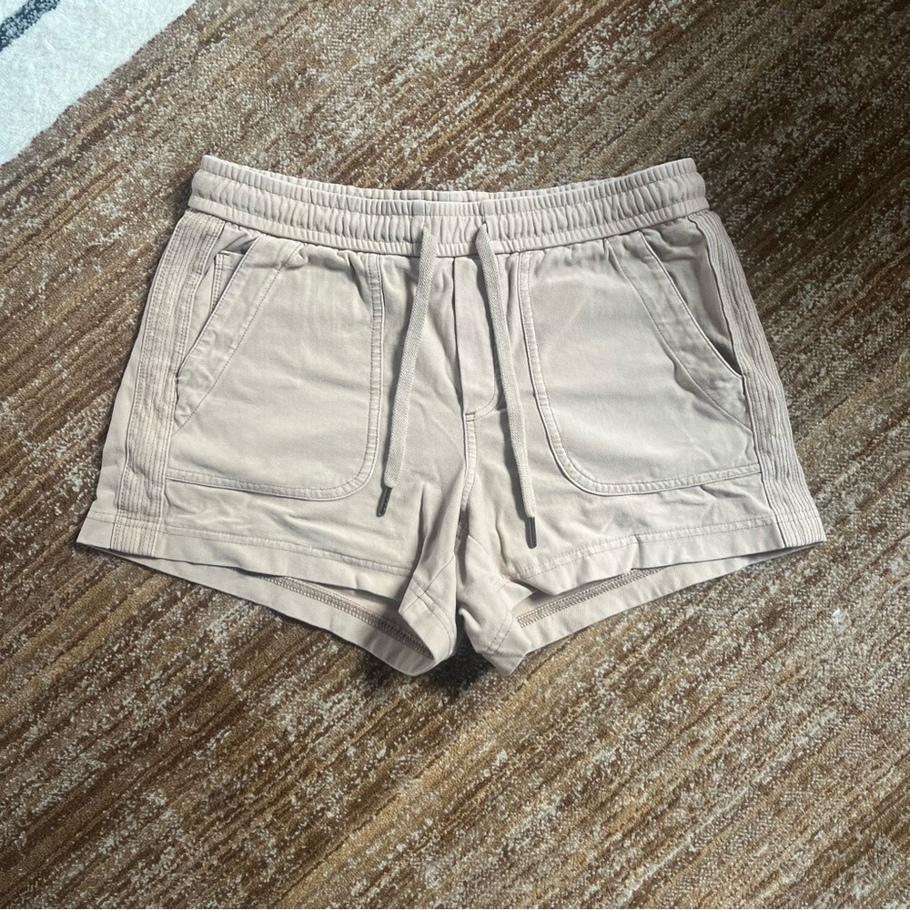 Athleta Women's Beige Athletic Farallon Shorts